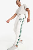 DeFactoFit NBA Milwaukee Bucks Standart Fit Cepli Kalın Sweatshirt Kumaşı Jogger
