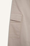 DeFacto Jogger Gabardin Pantolon Beli Lastikli Kargo Cepli Lastikli Paça E1037AX24WNBG766