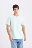 DeFacto New Regular Fit Bisiklet Yaka Basic Düz Kısa Kollu Tişört E1091AXNSTR263