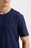 DeFacto New Regular Fit Bisiklet Yaka Basic Düz Kısa Kollu Tişört E1091AXNSNV135