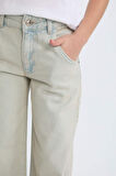 Kız Çocuk Wide Leg Geniş Paça Jean Pantolon