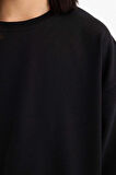 Kız Çocuk Oversize Geniş Kalıp Bisiklet Yaka Sırt Baskılı Sweatshirt