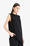 	Regular Fit Bisiklet Yaka Kolsuz Tunik