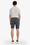 DeFacto Slim Fit Dar Kesim Cepli Pamuklu Basic Düz Bermuda Şort W1105AZ25SPAR58