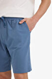 DeFacto Slim Fit Dar Kesim Cepli Pamuklu Basic Düz Bermuda Şort W1105AZ25SPBE808