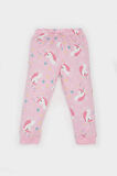 DeFacto Kız Bebek Unicorn Baskılı Pijama Takımı Uzun Kollu Üst Beli Lastikli Uzun Alt E0763A525SPPN253