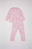 DeFacto Kız Bebek Unicorn Baskılı Pijama Takımı Uzun Kollu Üst Beli Lastikli Uzun Alt E0763A525SPPN253