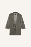 DeFacto Regular Fit Ceket Yaka Basic Düz Blazer Ceket C3215AX24AUKH252