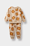 Erkek Bebek 2'li Takım Desenli Sweatshirt Eşofman Altı