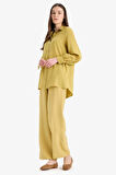 Wide Leg Basic Düz Geniş Paça Pantolon