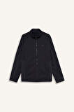DeFactoFit Su İtici Slim Fit Dar Kesim Fermuarlı Softshell Yağmurluk