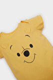 DeFacto Erkek Bebek Yenidoğan Disney Winnie The Pooh Penye Kısa Kollu Tulum E9552A525SMYL106
