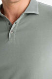DeFacto Slim Fit Dar Kesim Polo Yaka Kısa Kollu Dokulu Basic Düz Tişört T5259AZ25SMGN1153