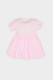 Kız Bebek Kısa Kollu Fitilli Kaşkorse Yazlık Elbise