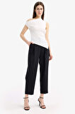 Slim Fit Dar Kesim Tek Omuzlu Ribana Atlet