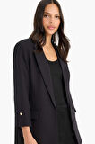 Regular Fit Kare Yaka Blazer Ceket