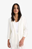 Regular Fit Kare Yaka Blazer Ceket