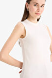 DeFacto Regular Fit Fitilli Kaşkorse Kolsuz Tesettür Tunik F3610AX25SMER105