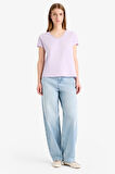 DeFacto Regular Fit V Yaka Basic Düz Kısa Kollu Tişört K1507AZ25SMPR67