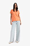 DeFacto Regular Fit V Yaka Basic Düz Kısa Kollu Tişört K1507AZ25SMOG567