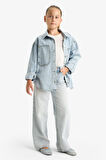 Kız Çocuk Denim Ceket