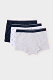 Erkek Çocuk Desenli 3'lü Boxer