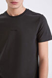 DeFacto %100 Pamuk Slim Fit Dar Kesim Bisiklet Yaka Baskılı Kısa Kollu Tişört D5566AX25SPAR221