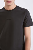 DeFacto %100 Pamuk Slim Fit Dar Kesim Bisiklet Yaka Baskılı Kısa Kollu Tişört D5566AX25SPAR221