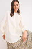 DeFacto Relax Fit Gofre Dokulu Uzun Kollu Tesettür Gömlek Tunik D4145AX25SPER105