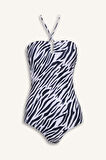 DeFacto Regular Fit Zebra Desenli Mayo-Fall in Love E4351AX25SMBK81
