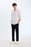 DeFacto Regular Fit Normal Kesim Yazlık Jogger Pantolon Dokuma Cepli D6260AX25SPBK81