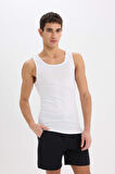 Slim Fit Dar Kesim Ribana 2'li Atlet