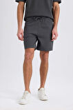 Regular Fit Düz Paça Şort