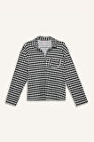 DeFacto Pijama Takımı Kareli Uzun Kollu Üst Esnek Belli Uzun Altı-Fall in Love E3464AX25SPBK81