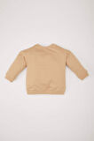 Erkek Bebek Bisiklet Yaka İçi Yumuşak Tüylü Basic Düz Sweatshirt
