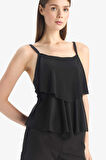 Regular Fit Tül Tankini-Fall in Love