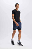 DeFactoFit Slim Fit Dar Kesim Sporcu Taytlı Şort E2759AX25SMNV94