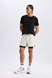 DeFactoFit Slim Fit Dar Kesim Sporcu Taytlı Şort E2759AX25SMBG810