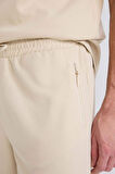 Regular Fit Düz Paça Şort