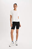 DeFactoFit Biker Beli Saran Sporcu Tayt