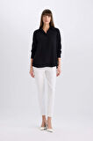 DeFacto Regular Fit Basic Düz Uzun Kollu Gömlek Z6472AZ25SPBK81