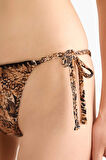 Regular Fit Leopar Desenli Bikini Alt-Fall in Love