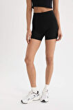 DeFactoFit Biker Beli Saran Sporcu Tayt B9543AX25SMBK81