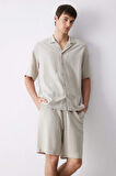 DeFacto Relax Fit Polo Yaka Pamuklu Yazlık Kısa Kollu Gömlek D8875AX25SMBG686