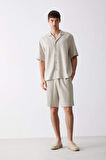 DeFacto Relax Fit Polo Yaka Pamuklu Yazlık Kısa Kollu Gömlek D8875AX25SMBG686