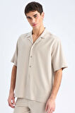 DeFacto Relax Fit Polo Yaka Pamuklu Yazlık Kısa Kollu Gömlek D8875AX25SMBG686