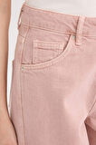 DeFacto x Afra Coool Baggy Fit Gabardin Pantolon Yıkamalı Normal Bel E4307AX25SPPN81
