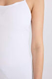 DeFacto İp Askılı Pedli Pamuklu Atlet-Fall in Love N6090AZ25SPWT34
