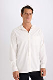 Regular Fit Polo Yaka Uzun Kollu Gömlek