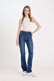 DeFacto Bootcut Normal Bel Cepli Uzun Jean Yıkamalı Pantolon D5527AX24WNNM34